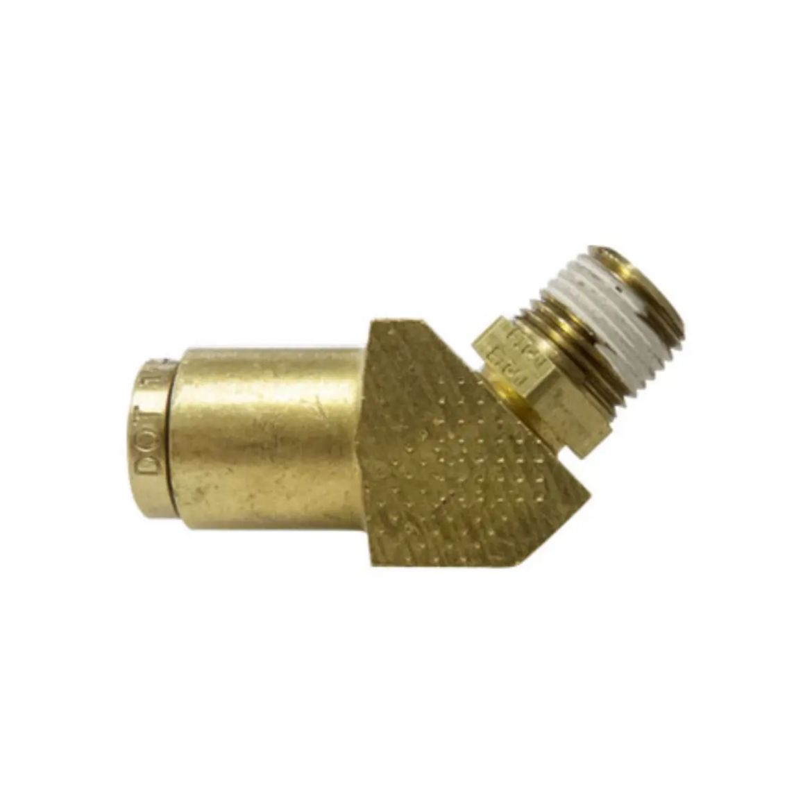 Picture of Male Elbow, 45deg, A/B Quick Fit, 1/2" X 3/8" NPT, Swivel