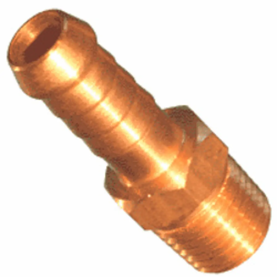Picture of Hose Tail, Brass, 3/8" Barb x 3/8" BSP-M