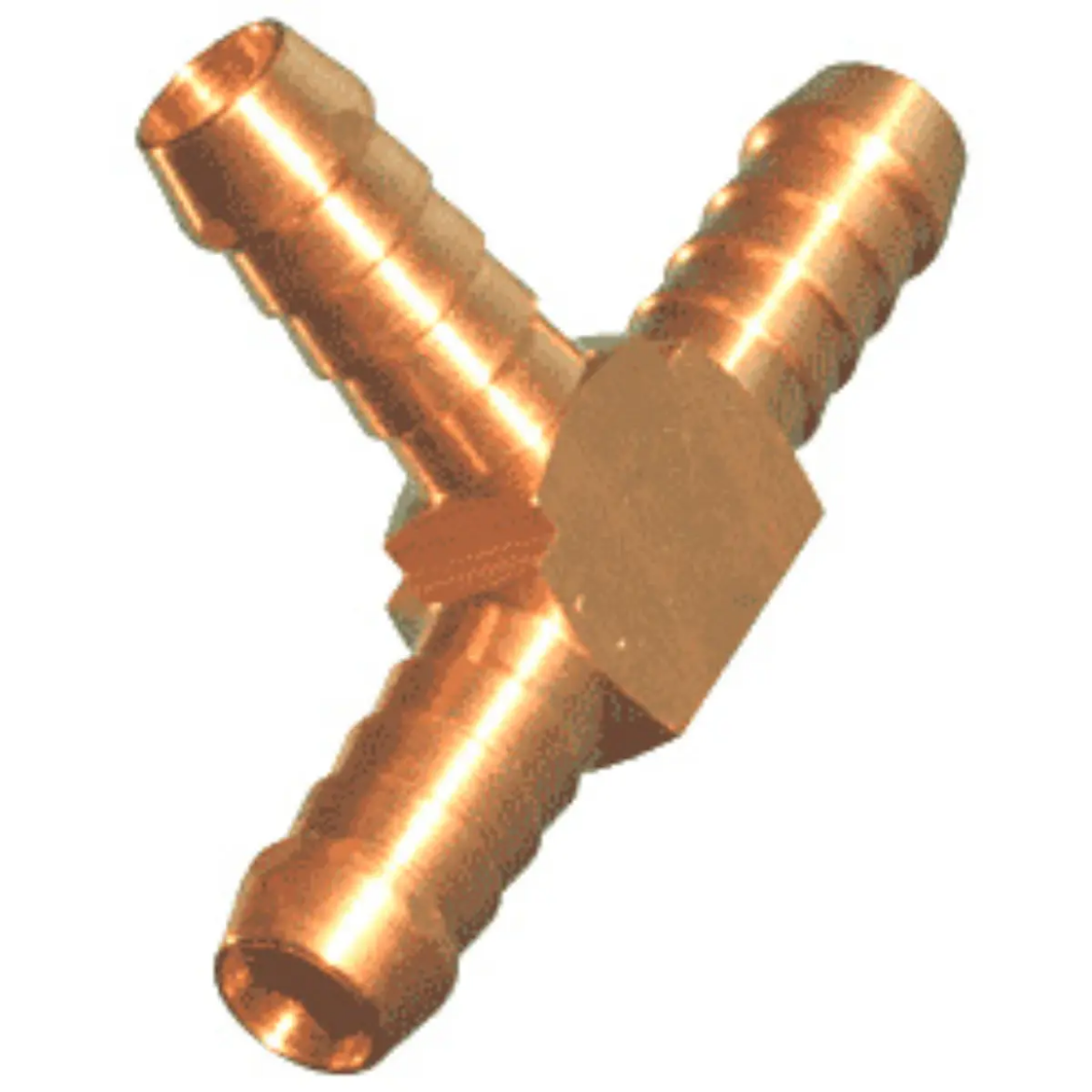 Picture of Tee, Brass, 5/16", Barbs