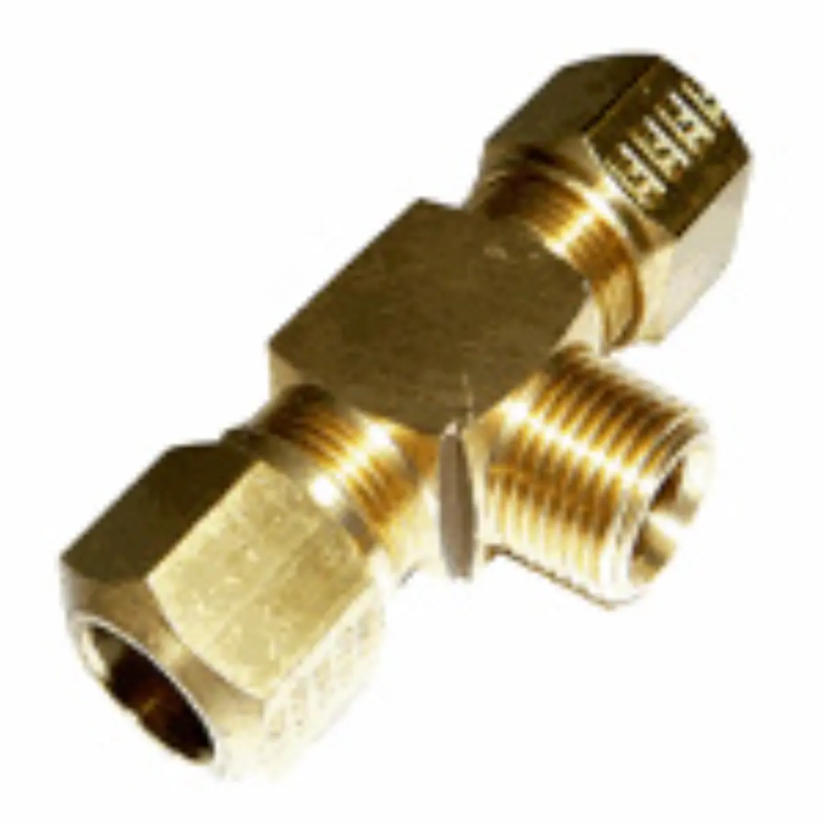 Picture of Male Branch Tee, NTA style, 1/2" Tube x 1/4" NPT