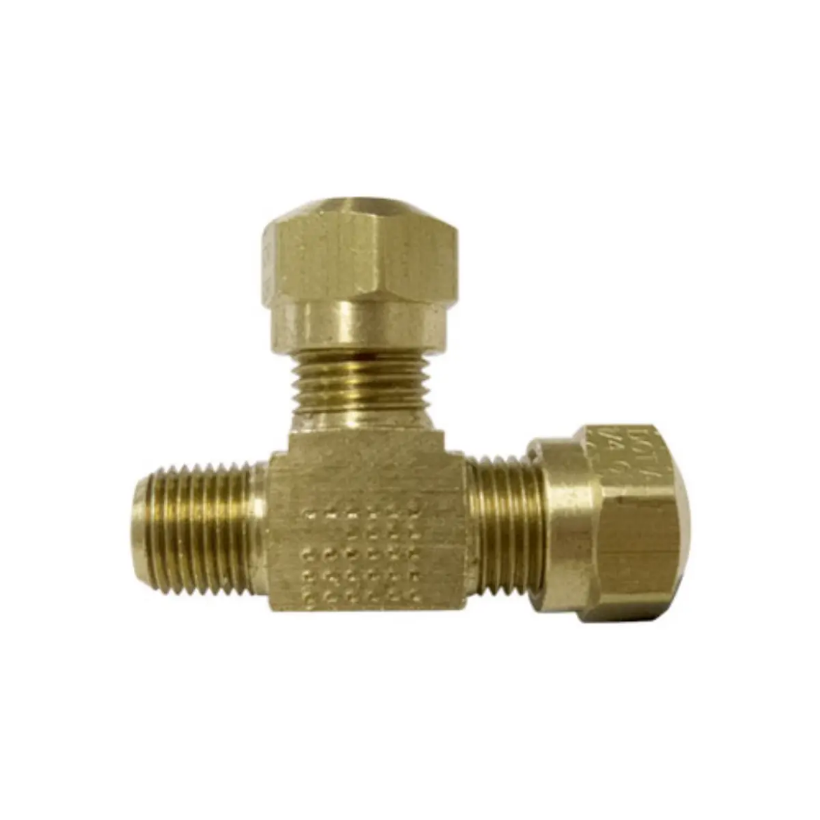 Picture of Male Run Tee, NTA style, 3/8" Tube x 1/4" NPT
