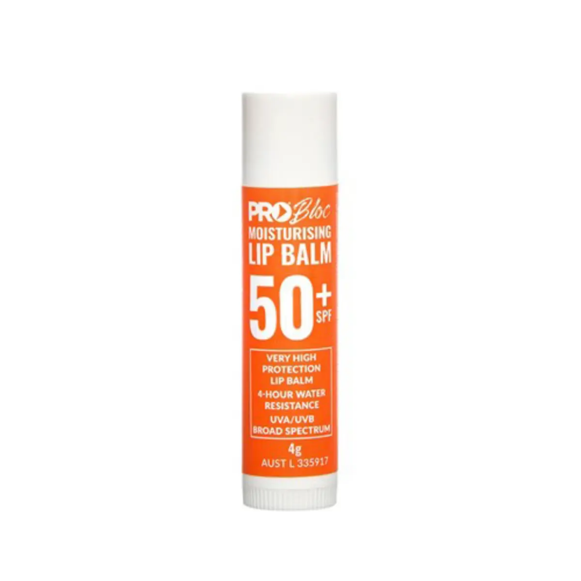 Picture of PROBLOC MOISTURISING LIP BALM WITH SPF50+ / 4G TUBE