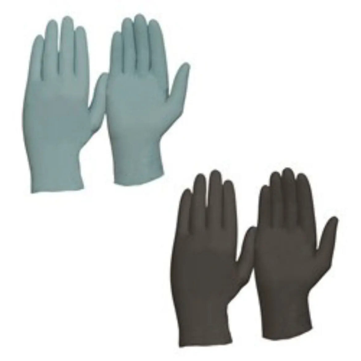 Picture of DISPOSABLE BLUE NITRILE POWDER FREE GLOVES - SML, 100 PER BOX