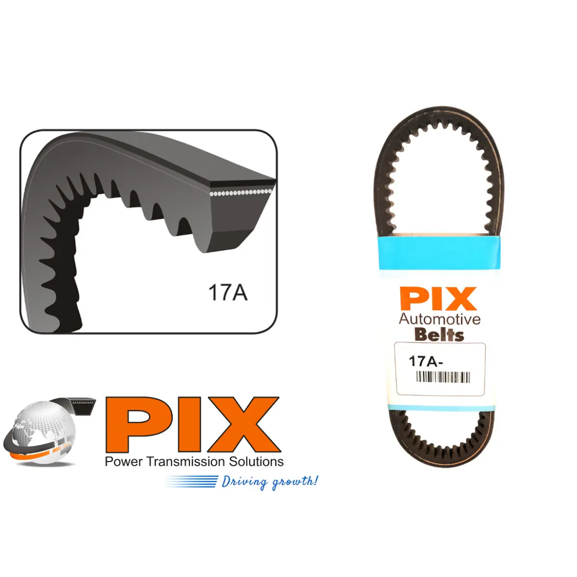 Picture of Automotive Belt Cogged PIX 17A Section 1065mm Effective Length