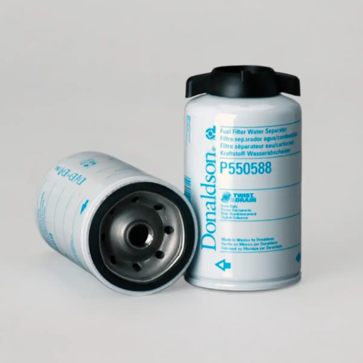 Picture of Filter, Fuel/Water Separator, Spin-On, M16 x 1.5, Twist & Drain (Bowl P569758)