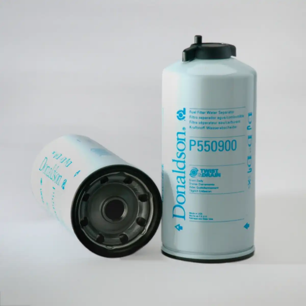 Picture of Filter, Fuel/Water Separator, Spin-On, 1-14 UNF (Supersedes P550626 & P551010, Cat 326-1644)