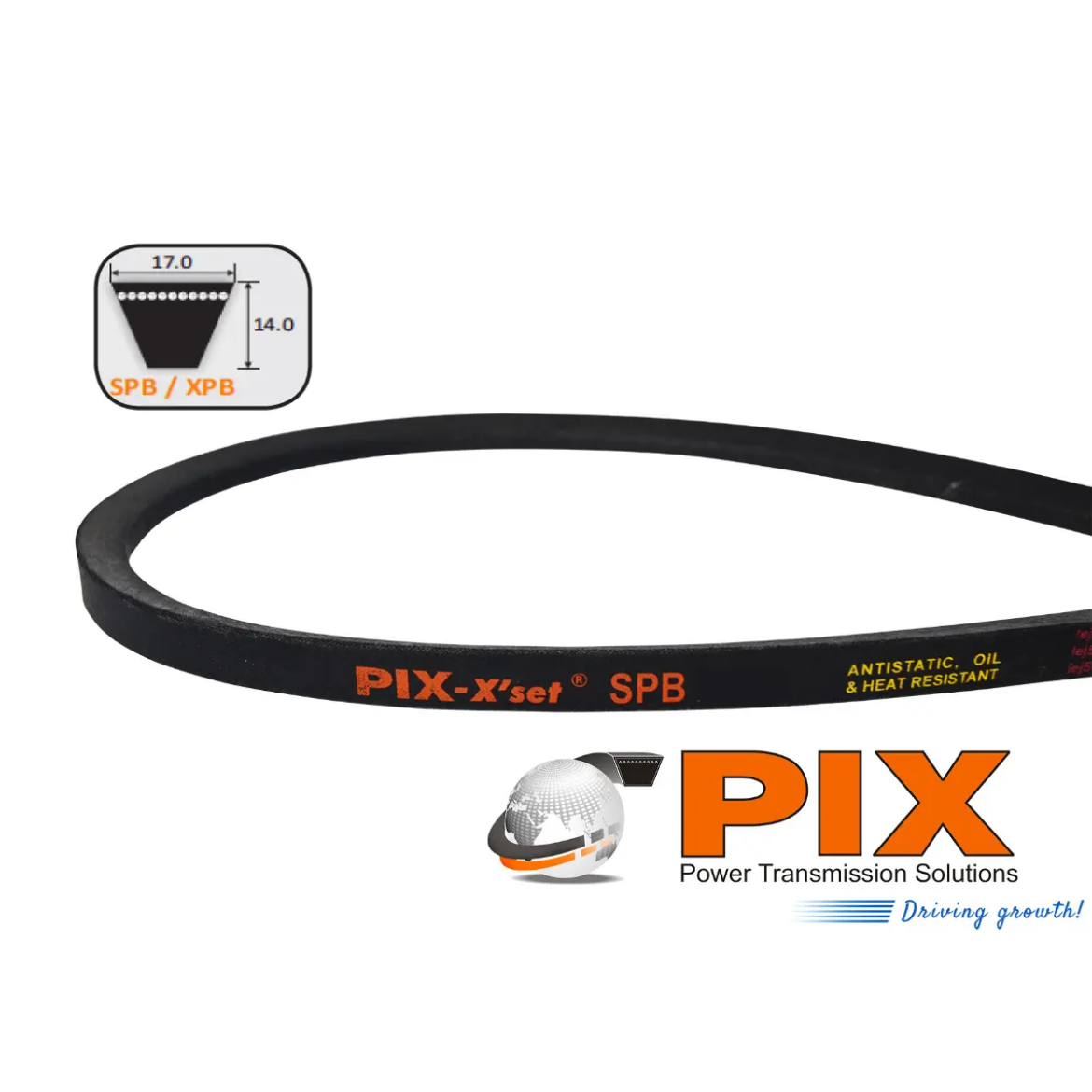 Picture of Vee Belt PIX SPB2800 / 2828mm Outside