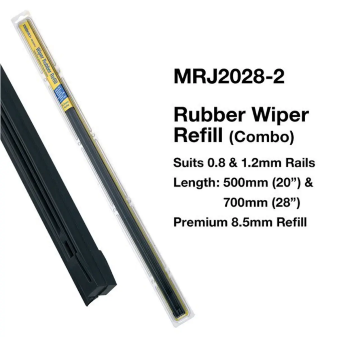 Picture of TRIDON Wiper Blade Set, Rubbers Only, Suit New Hilux, Pkt.2