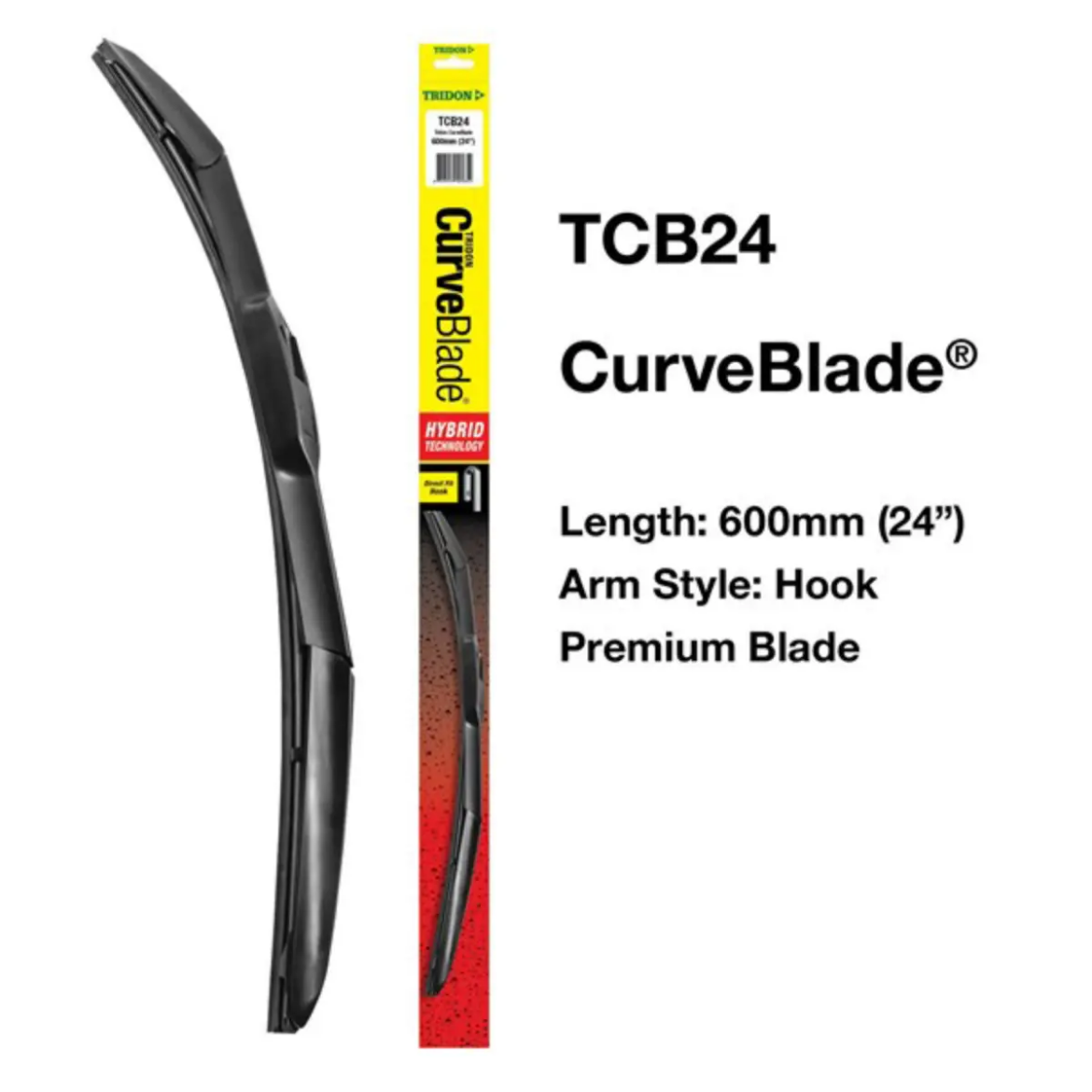 Picture of TRIDON Wiper Blade, Curved, suit Rav4 Drivers, 600mm