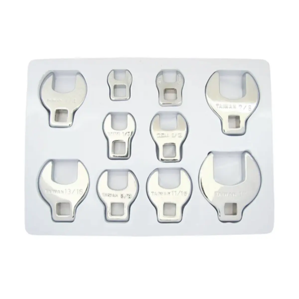 Picture of Spanner Set, Crowfoot, 3/8" Drive, 10 pce, A/F 3/8"-1", CR-V PRO-AM