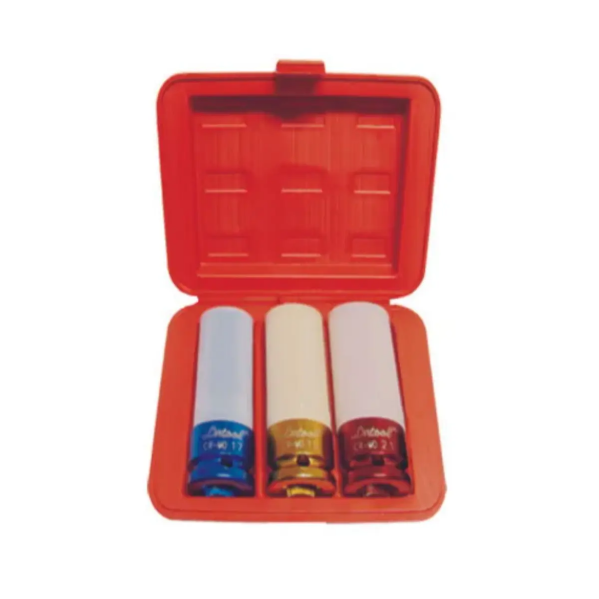 Picture of Socket Set, 1/2" Drive, Metric, Deep Impact, 3Pce, Thin Wall, 17,19,21mm