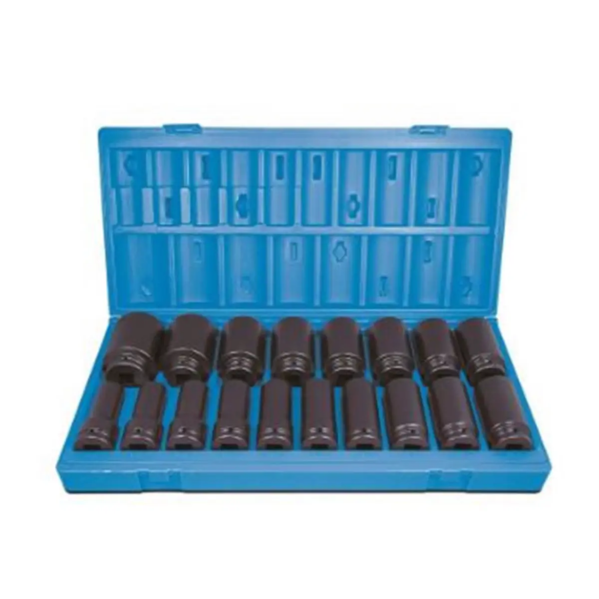 Picture of Socket Set, 3/4" Drive, Metric Deep Impact, 18 Piece, 19-50mm