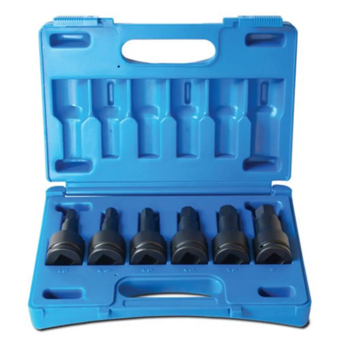 Picture of Socket Set, 3/4" Drive, Imperial Hex Driver Impact, 6 Pce, 1/2" to 1"