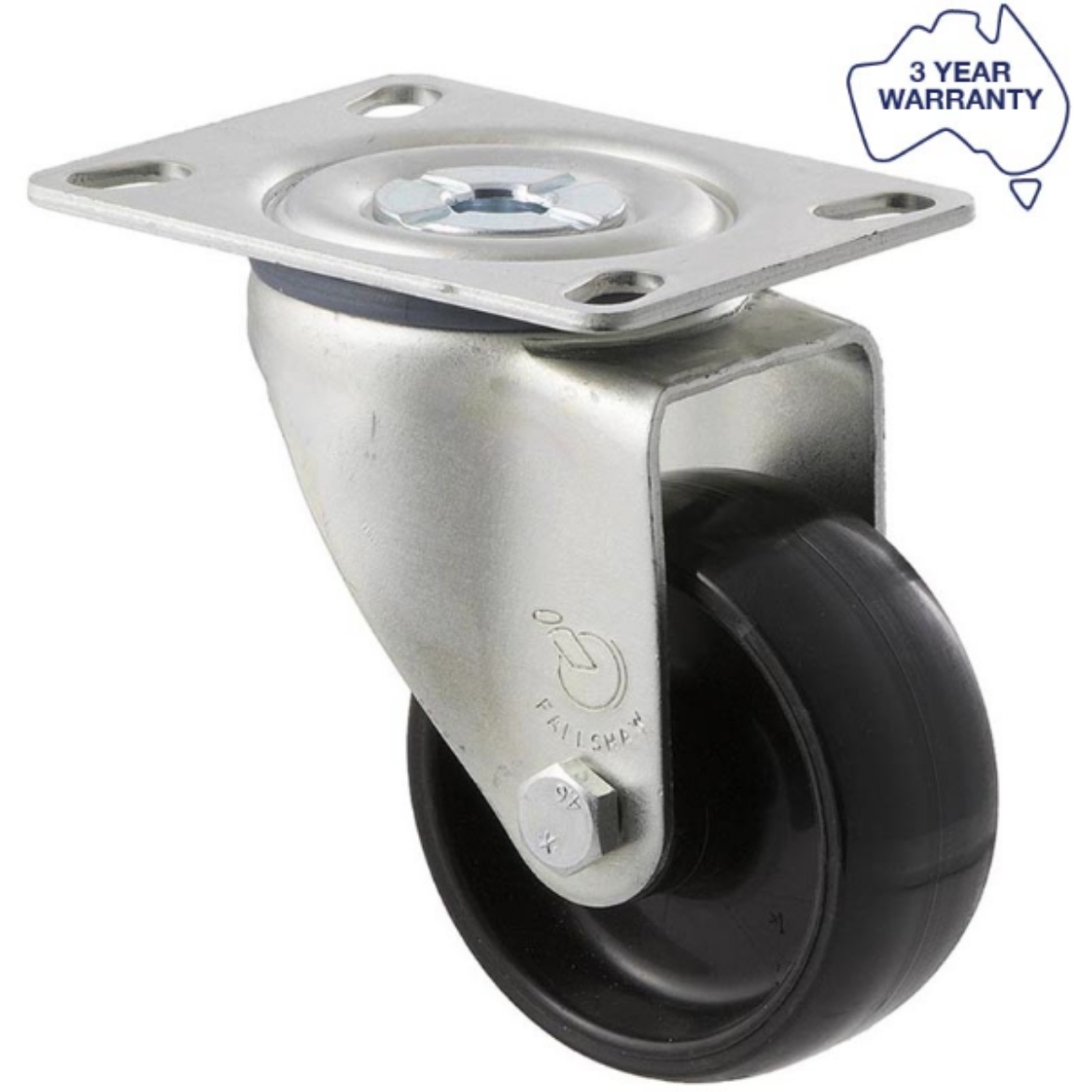 Picture of Castor, 75mm x 32mm Nylon Wheel, Swivel, 150kg rated