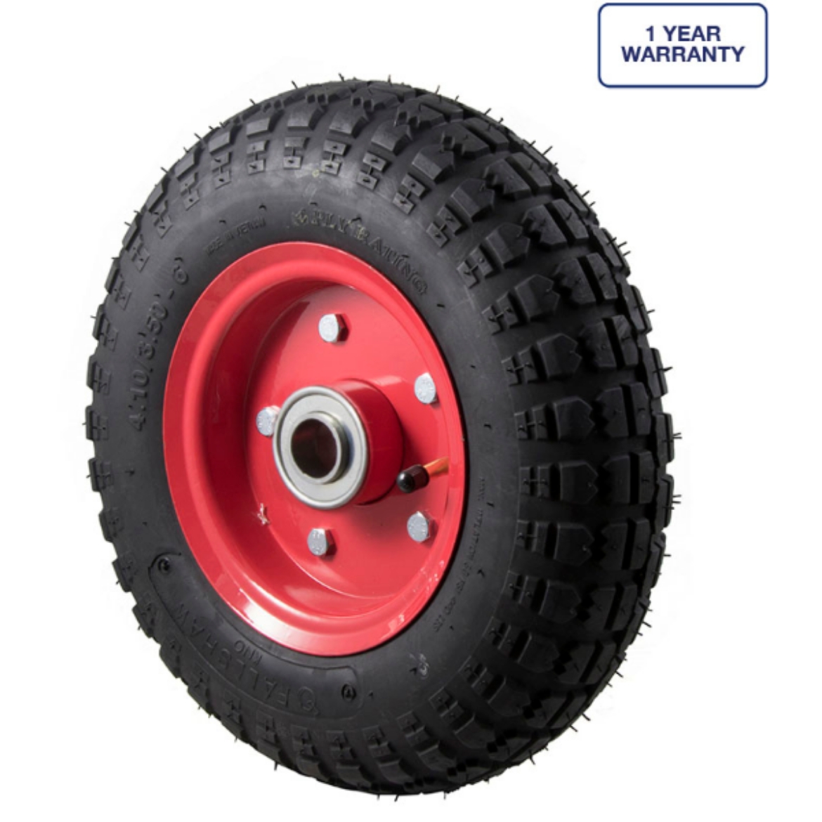Picture of Wheel, Pneumatic, 350X6, Steel Rim, 5/8" Bore, 200kg rated