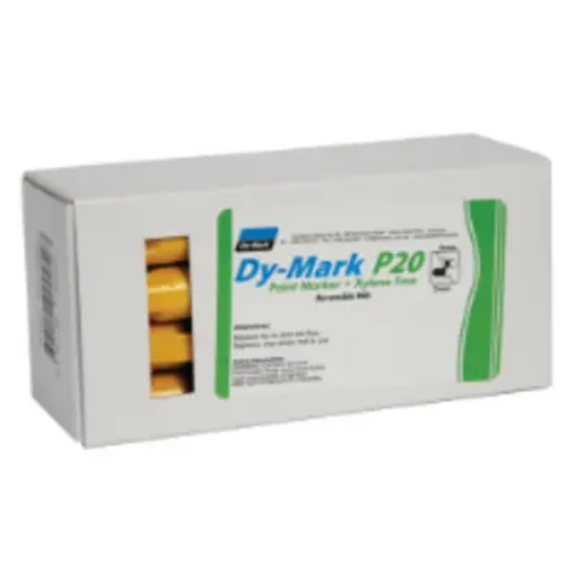 Picture of Paint Marker, P20, Yellow, Reversible Bullet/Chisel Tip