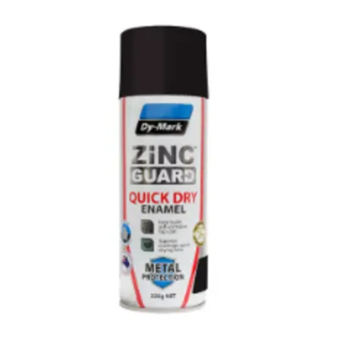 Picture of Zinc Guard, Flat Black, Quick Dry Enamel, 325g Aerosol