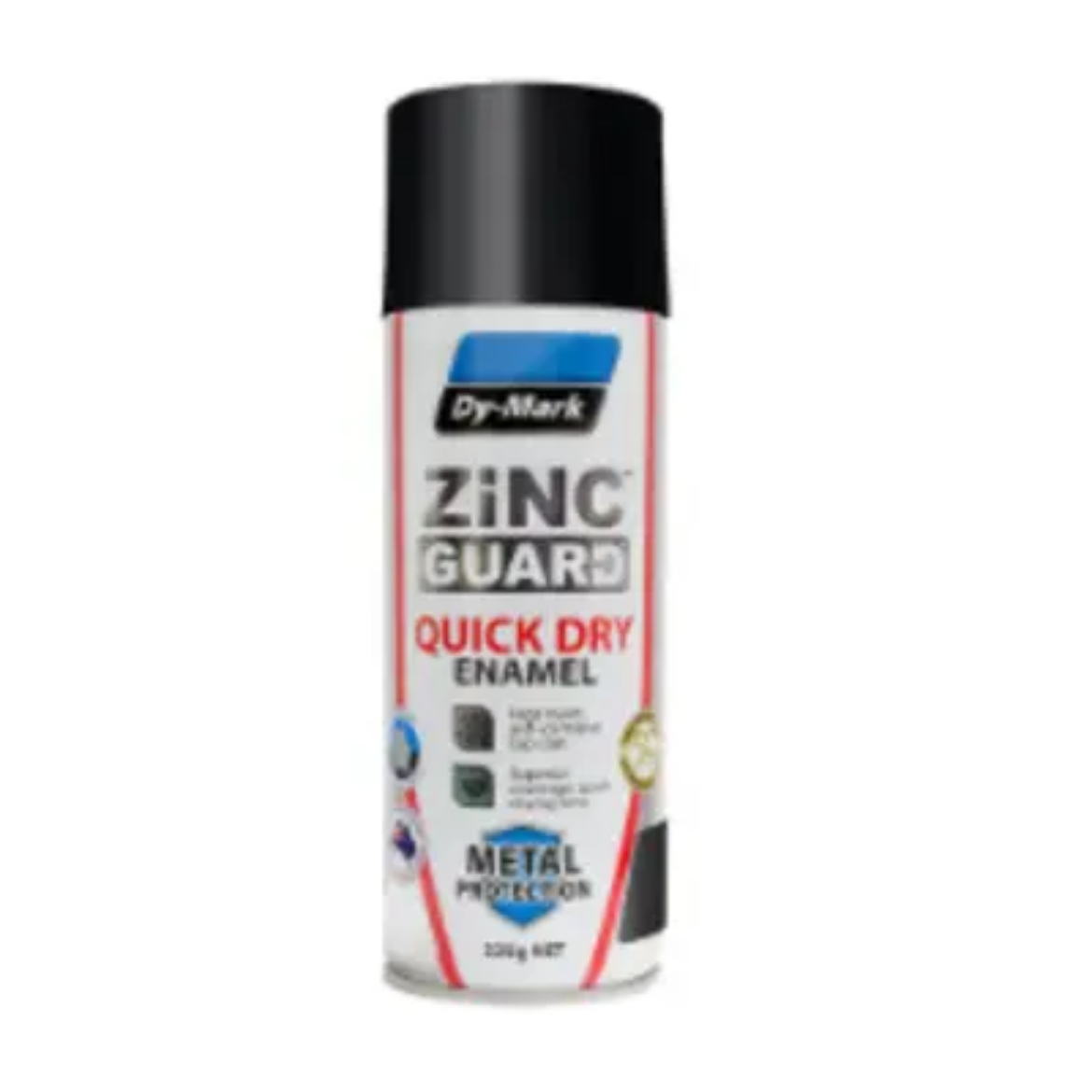 Picture of Zinc Guard, Gloss Black, Quick Dry Enamel, 325g Aerosol