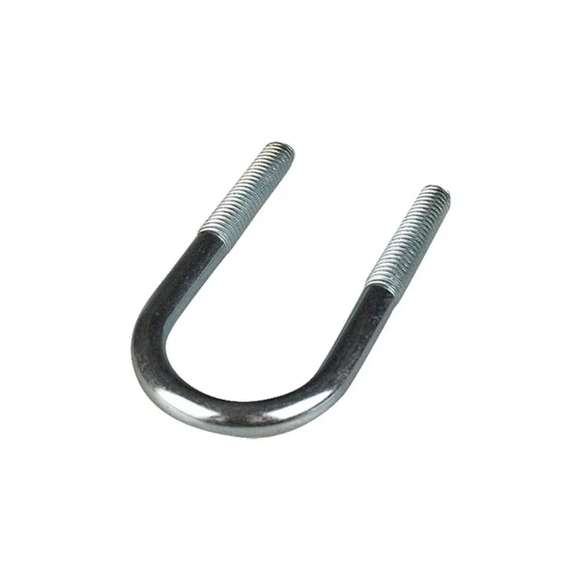 Picture of U-Bolt, Round, 45mm x 130mm x 1/2" BSW, Zinc Plated