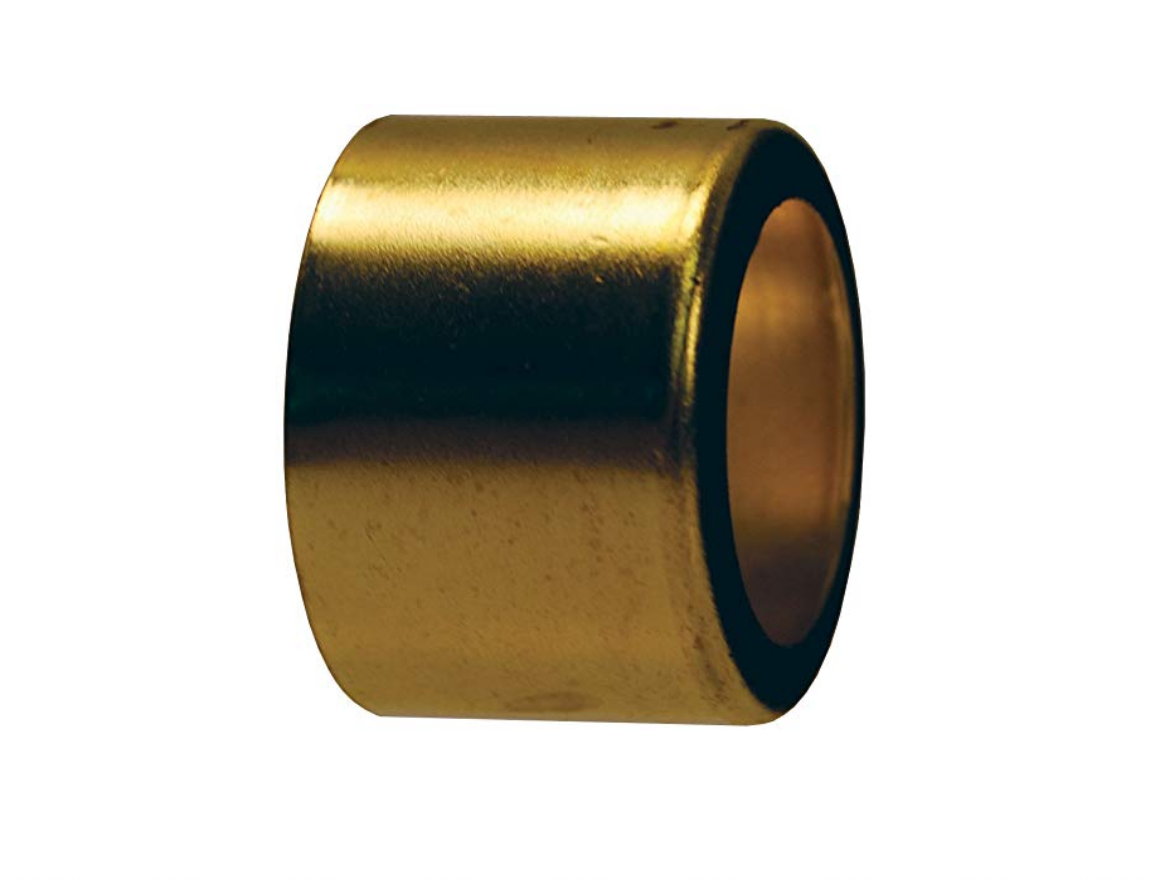 Picture of Ferrule, Brass, 12.14mm I.D x 17.46mm Long