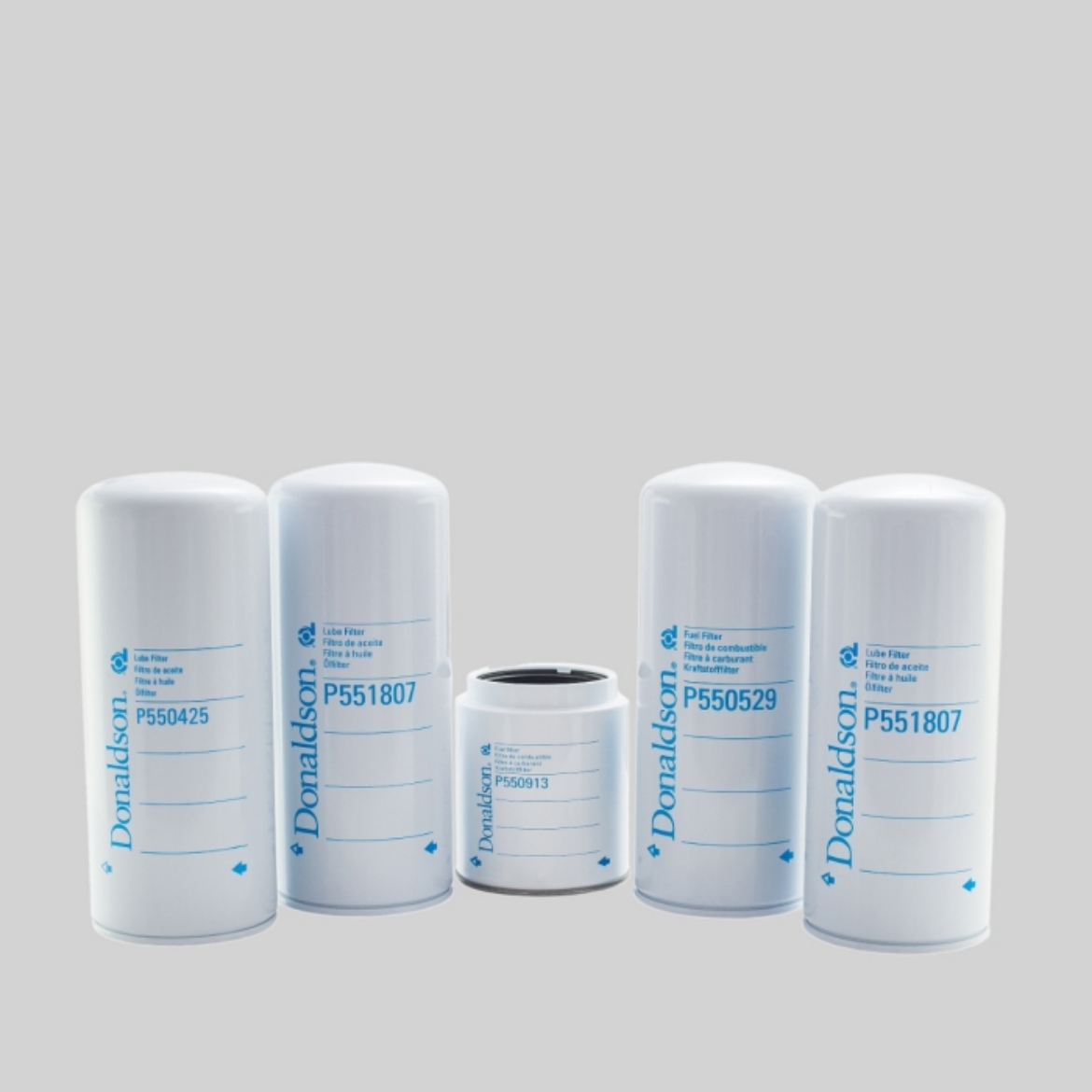 Picture of Filter Kit, Mack MP7 11L, MP8 13L, MP10 16L, Volvo FM9, FM11, FM13, FH12, FH13, FH16 (P550425, P551838, P550529, 2 x P551807)