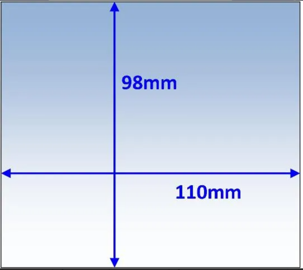 Picture of Lens, Outer, 110x98mm, Weldguard, Pkt.10
