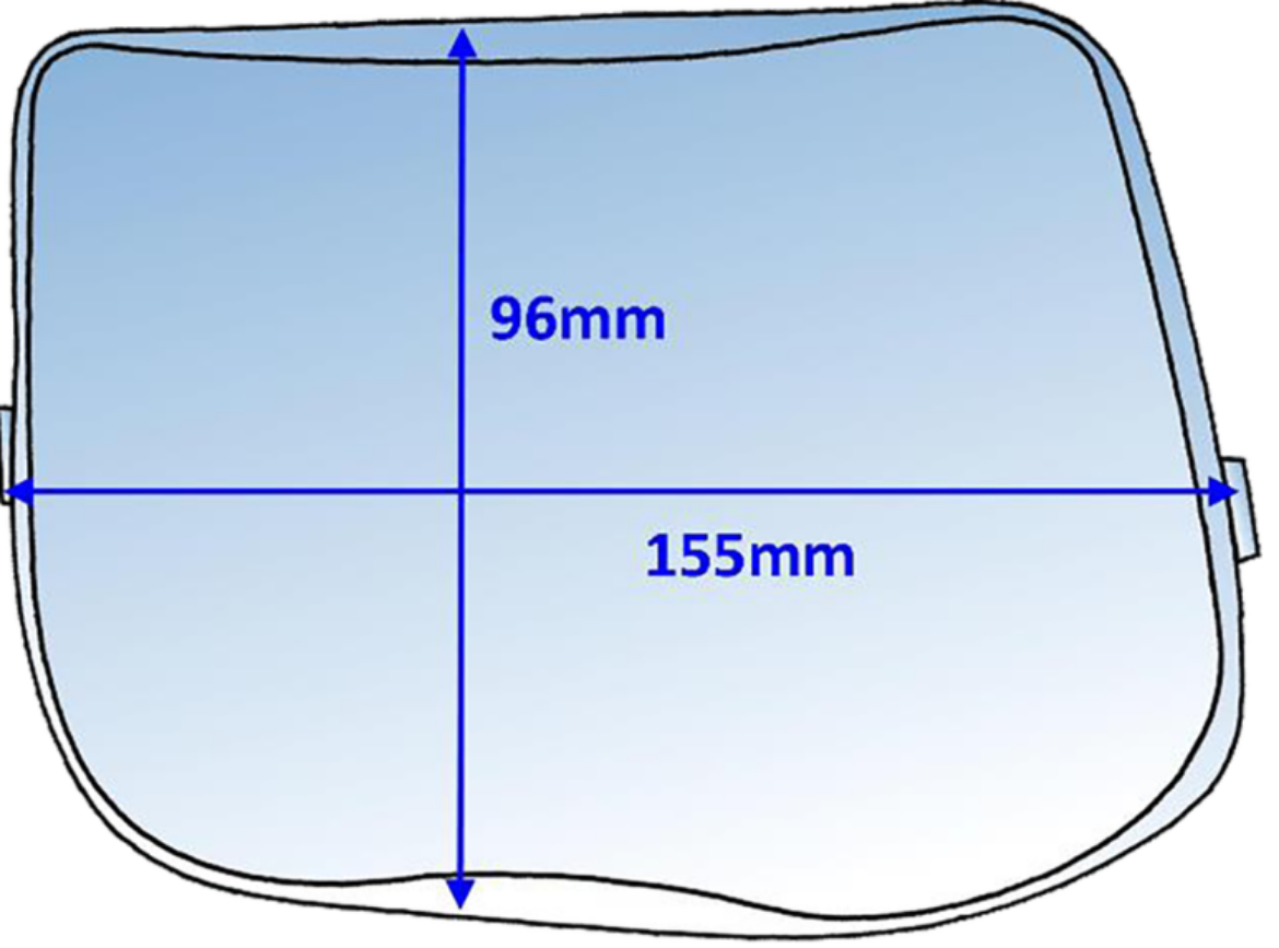 Picture of Lens, Outer, 152x96, Speedglas 9100, Pkt.10