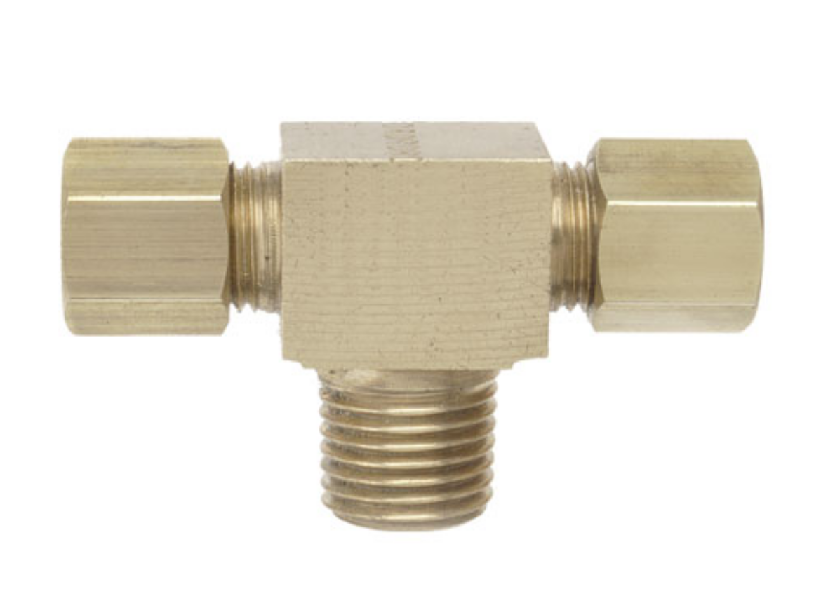 Picture of Tee, Male Branch, Std Comp, 1/4" x 1/8" BSP