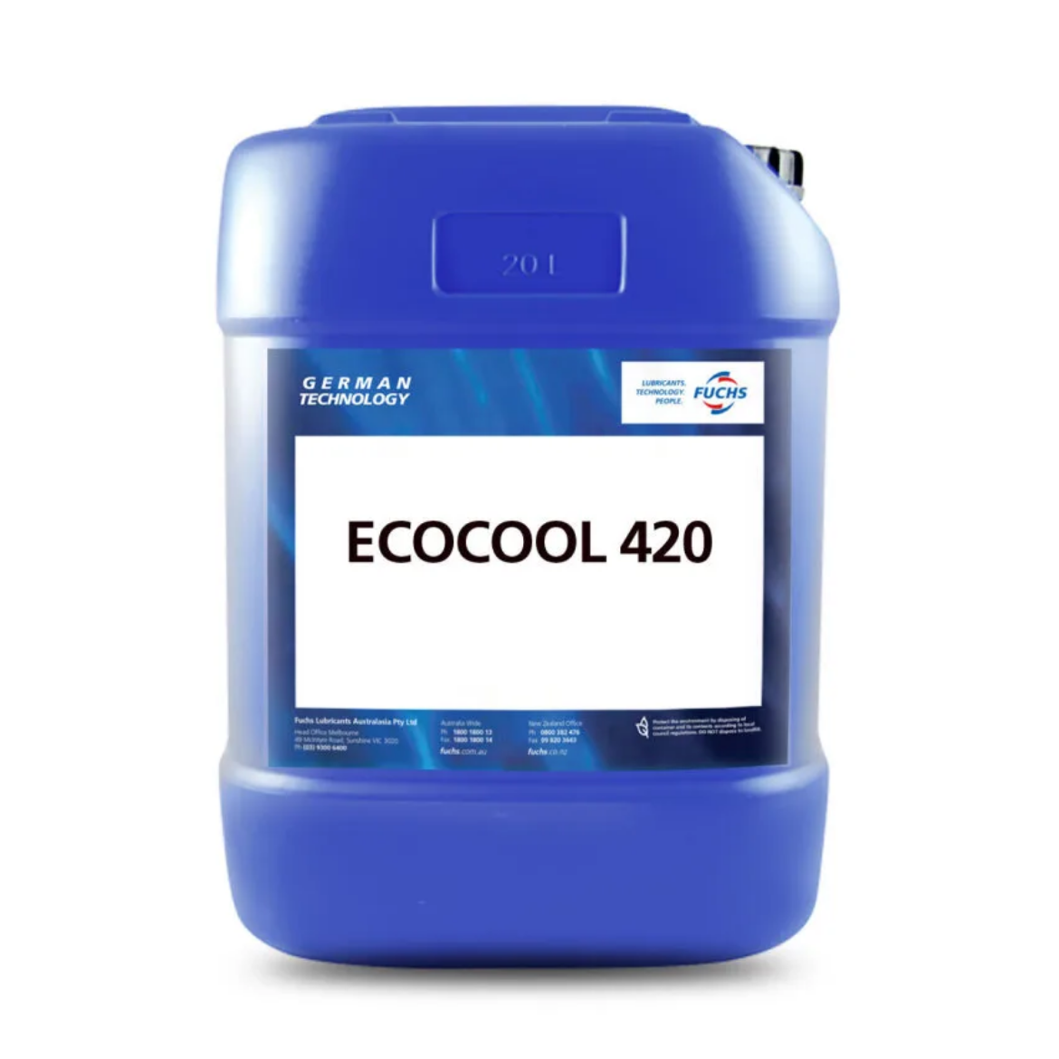 Picture of CUTTING FLUID/SOLUBLE OIL, Fuchs, ECOCOOL 420, 20L (Mix with Water 10:1)