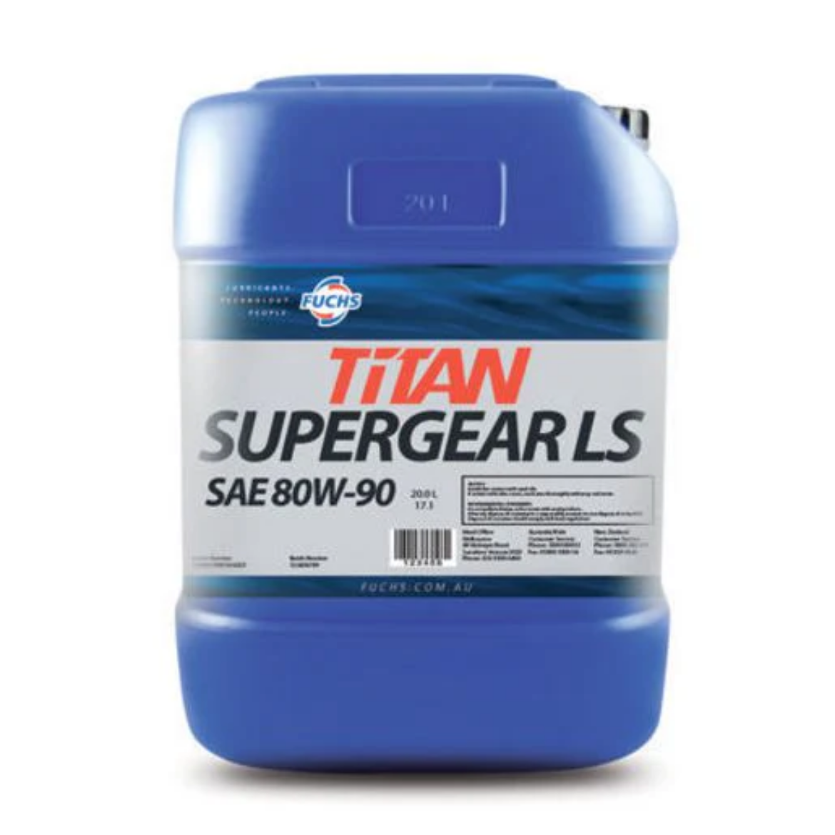Picture of Gear Oil, Fuchs, TITAN SUPERGEAR LS SAE 80W-90, 20L