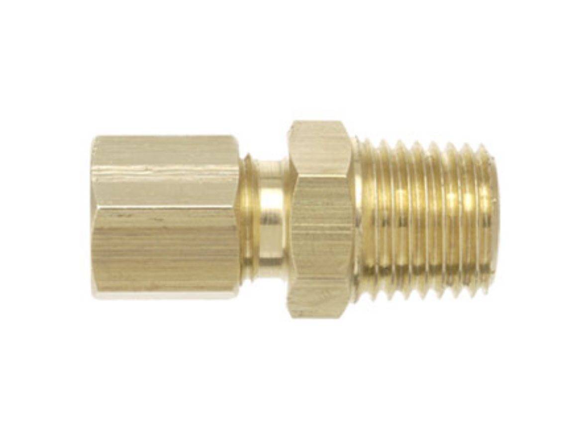 Picture of Male Connector, Std Comp, 5/16" x 3/8" BSP