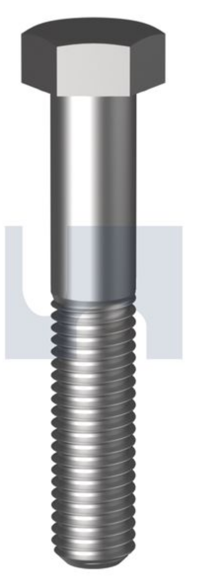 Picture of Bolt, UNC, 1" x 6", Hex Head, Grade 8, Zinc Plated