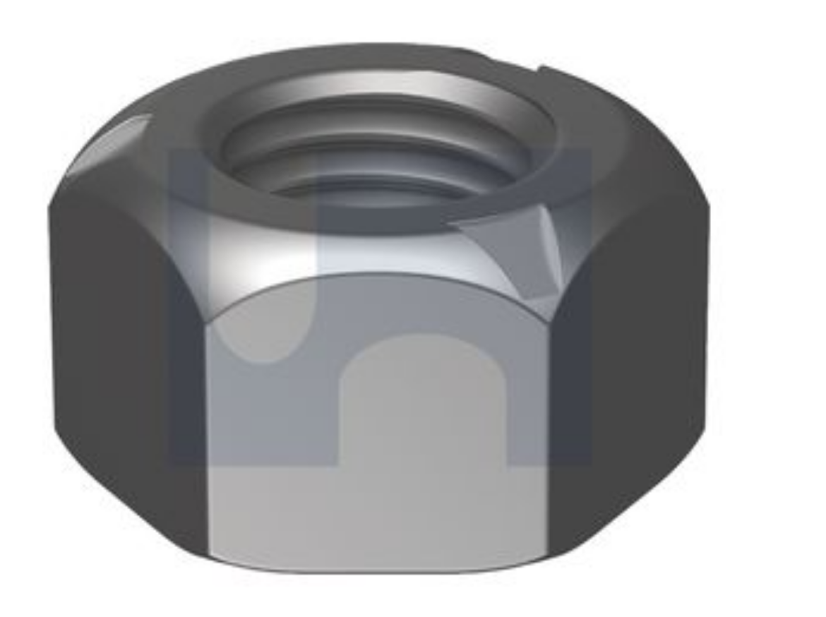 Picture of Nut, UNF, 1/4", Conelock, Grade 8, Zinc Plated