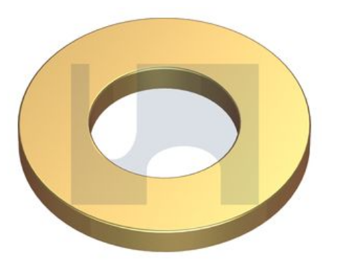 Picture of Washer, 2 1/2" x 114.3mm, Hardened  F436, Zinc Yellow