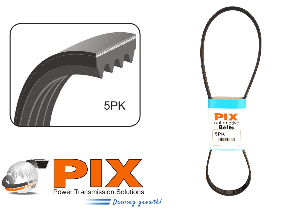 Picture of Automotive Belt Ribbed PIX 5PK Section 875mm Length
