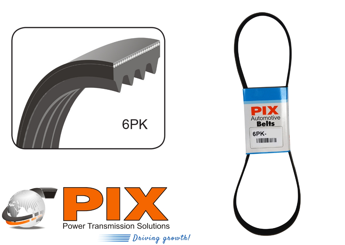 Picture of Automotive Belt Ribbed PIX 6PK Section 1740mm Length, (3681812 & K060685/Cummins 5413194)