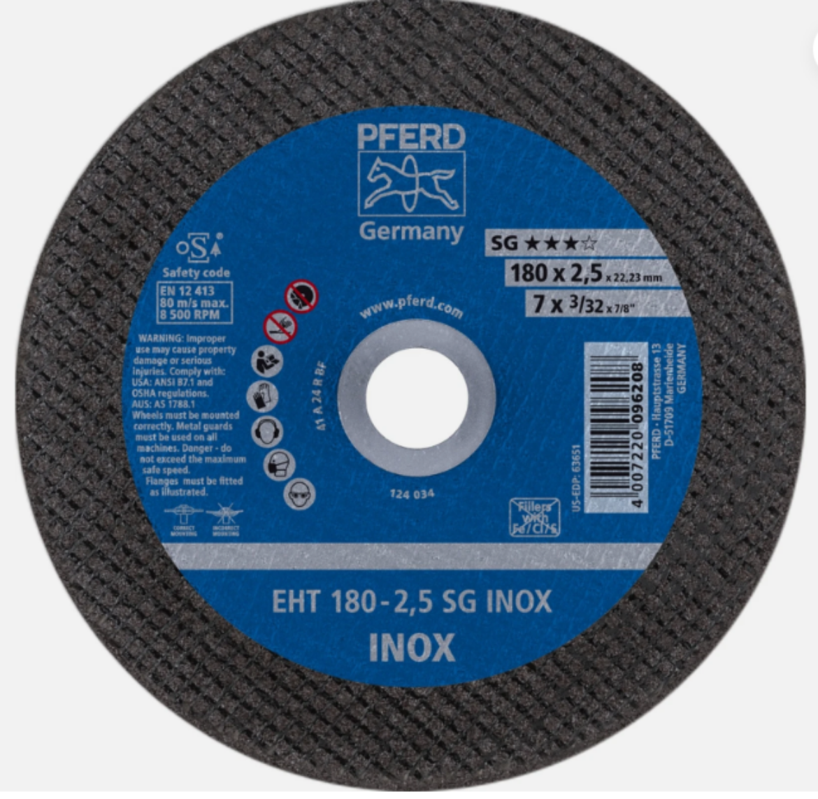 Picture of CUT-OFF WHEEL 7", EHT 180-2,5 SG INOX