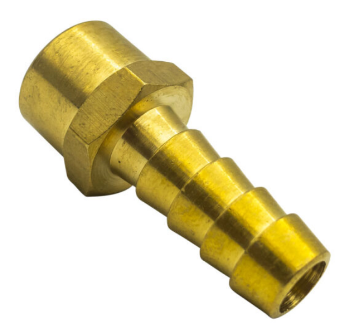 Picture of Hose Tail, Brass, 5/16" Barb x 1/4 " BSP-F