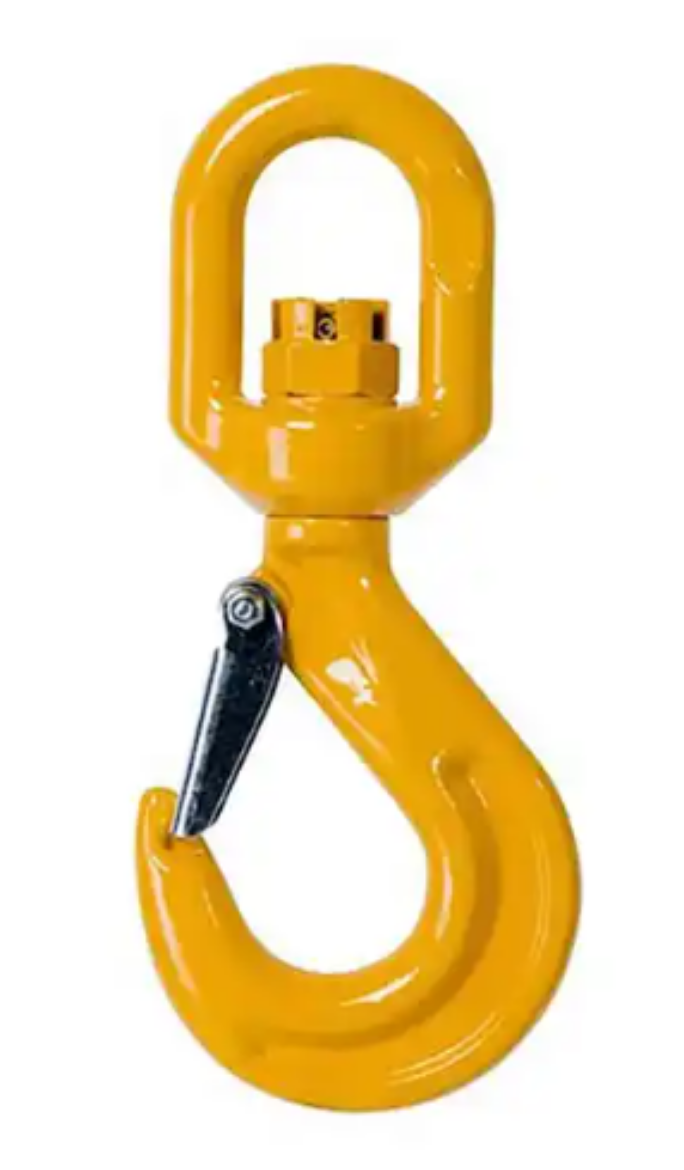 Picture of Hook, Eye Swivel, Grade 80, With Safety Latch, 10mm Chain Size, WLL 3200kg, Obsolete use p/n 103310