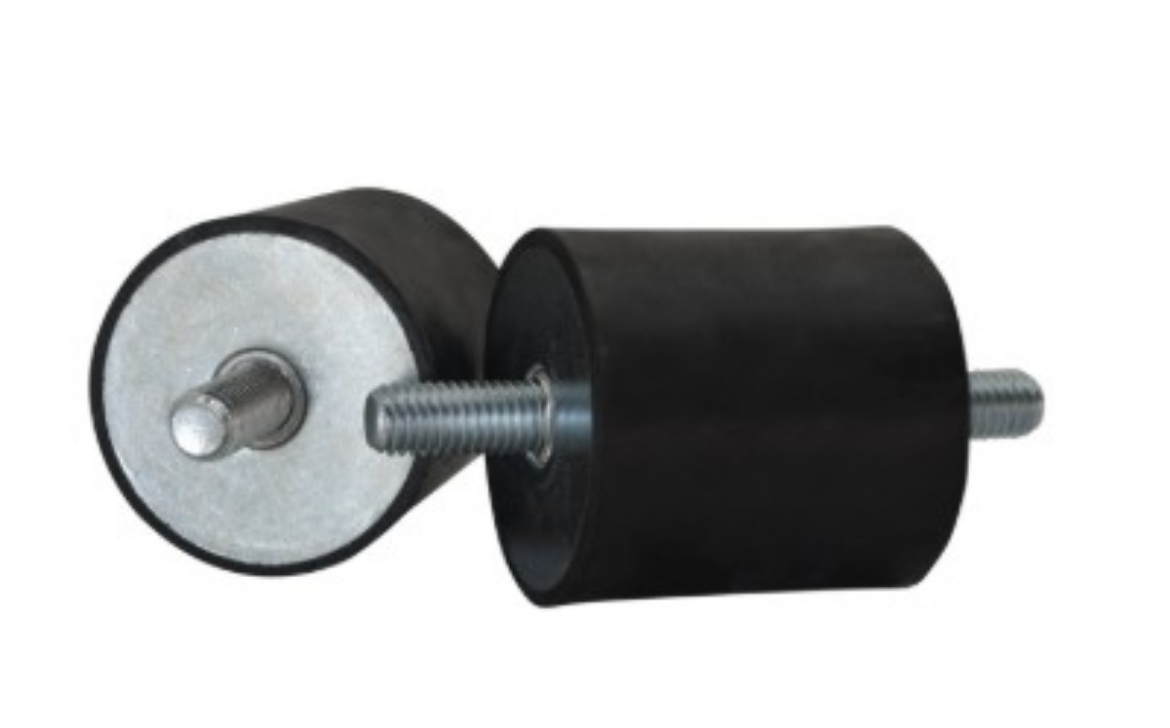 Picture of Cylindrical Rubber Mount 20mm x 20mm Male-Male 65 Shore (M6x1Px15L)