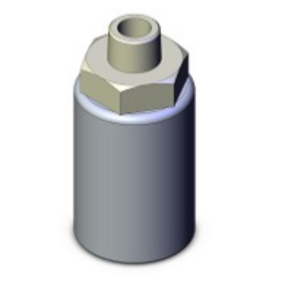 Picture of Silencer, Metal Case, 1/4" NPT