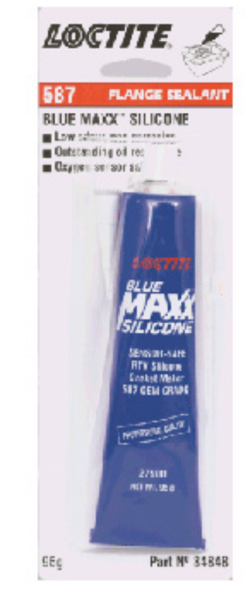 Picture of Loctite 587 Silicone, Gasket/Sealant - Blue Maxx - 300ml Cartridge
