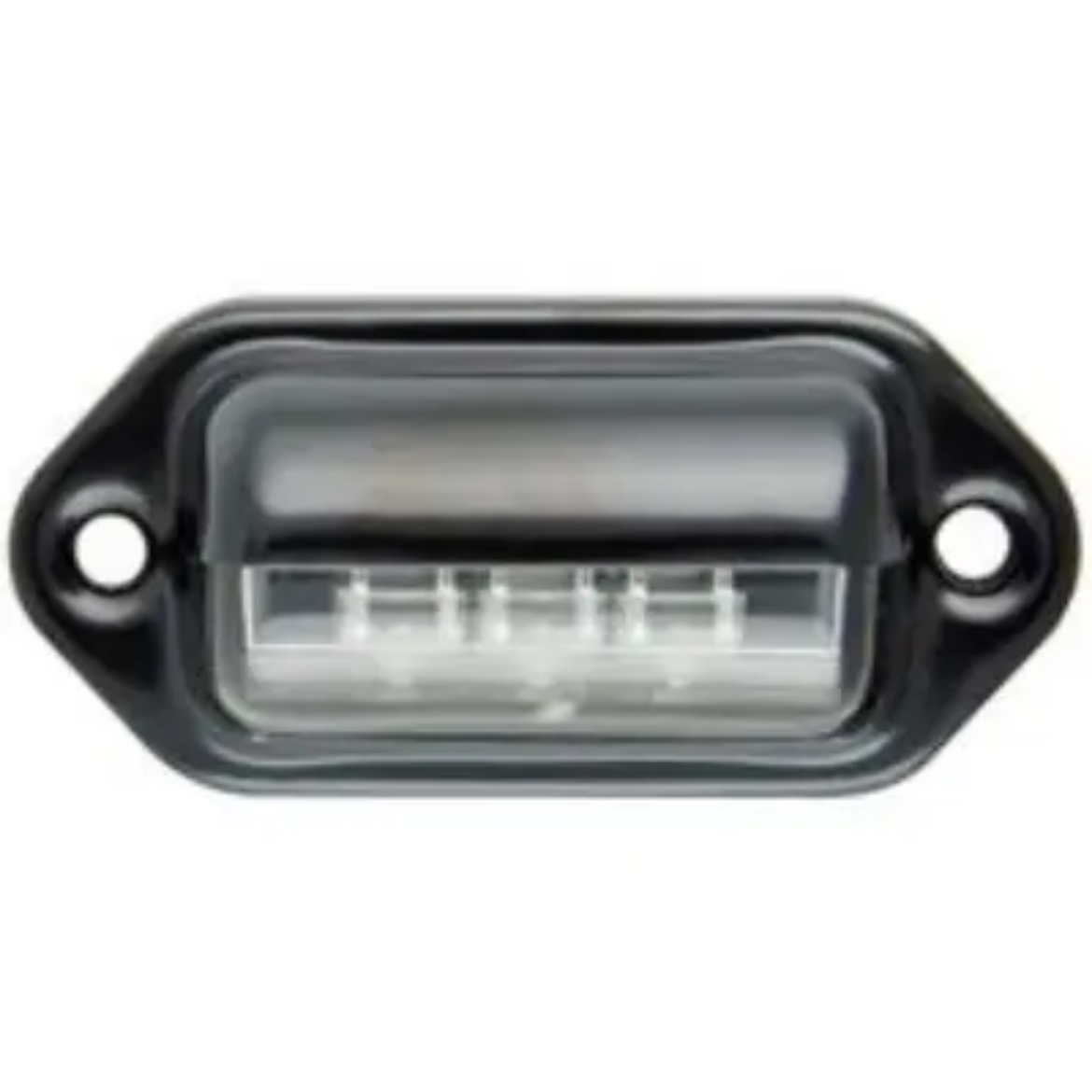 Picture of LED Licence Plate Lamp 10-30V Surface Mount Black Body 90x24mm