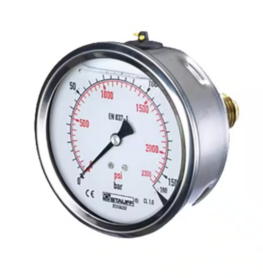 Picture of Pressure Gauge, 63mm Rear Entry, 1000kpa/145psi, S/S Case, 1/4" BSP