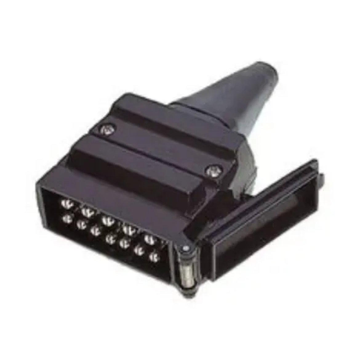 Picture of Trailer Plug, 12 Pin, Flat, Plastic Body, Britax