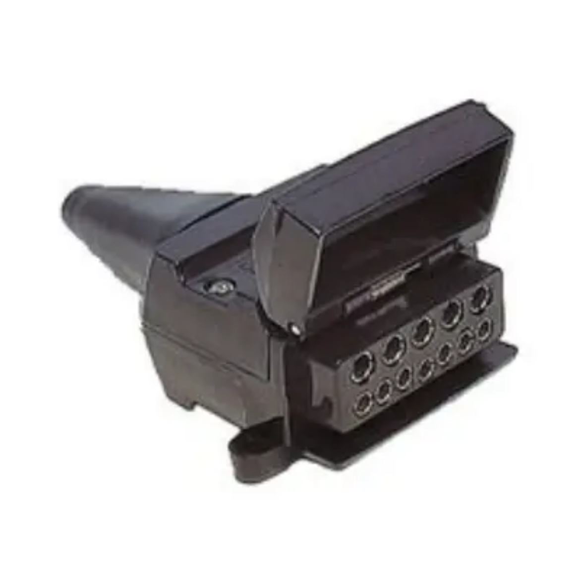 Picture of Trailer Socket, 12 Pin, Flat, Plastic Body, Britax