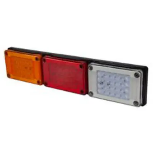 Picture of LED Rear Combination Lamp 10-30V Stop/Tail/Ind Jumbo Twin Surface Mount 402x132mm, Roadvision