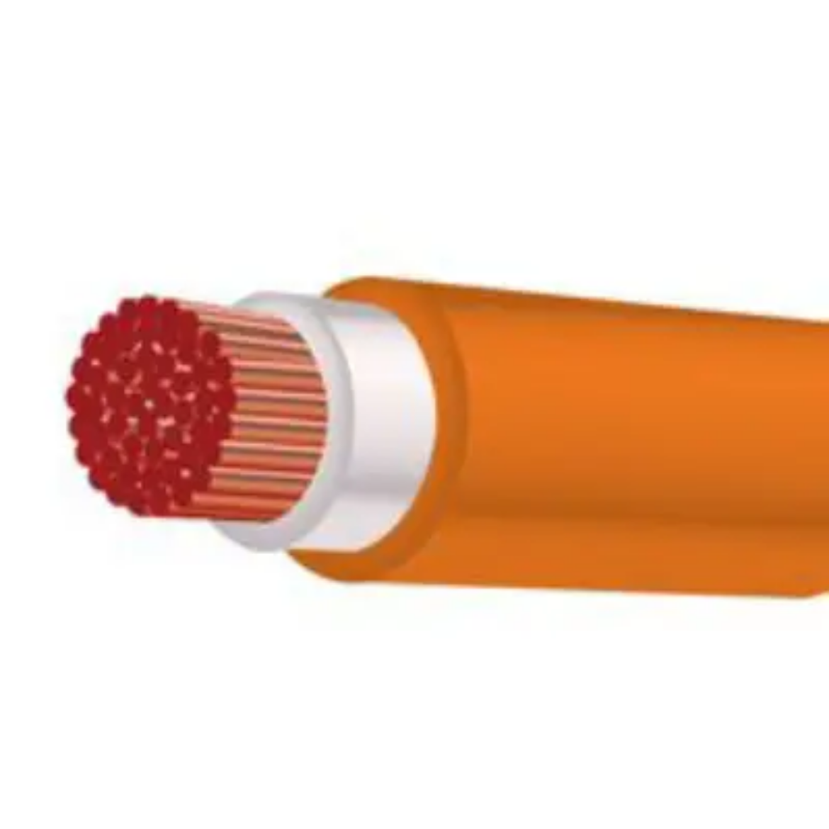Picture of 35MM2 ORANGE WELDING CABLE, Nominal OD 13.1mm