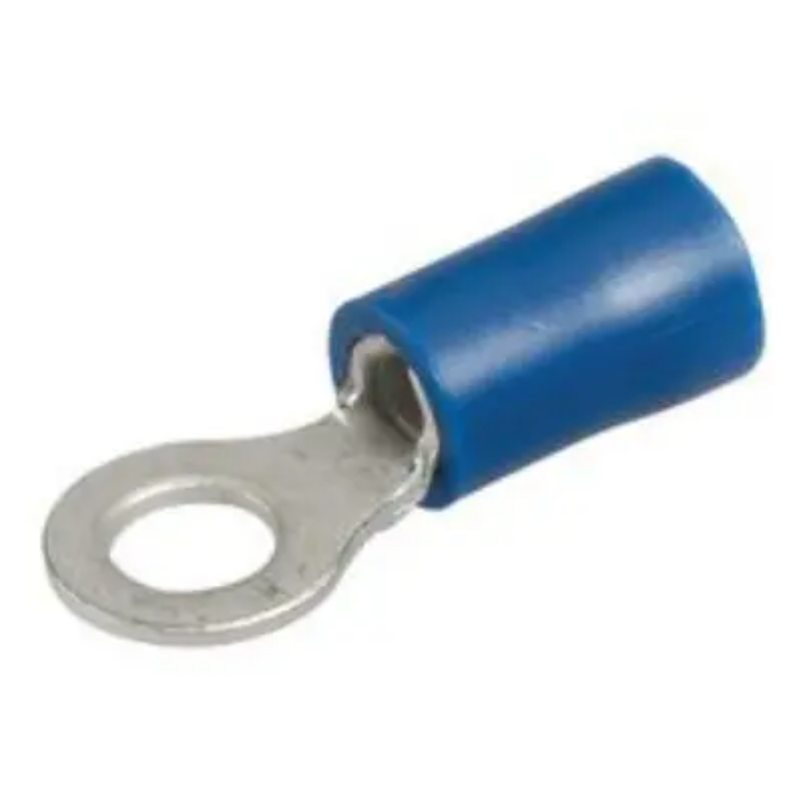 Picture of Crimp Terminal, Ring, Blue, ID 6mm, Pkt.100 (Alt. RPET1010)