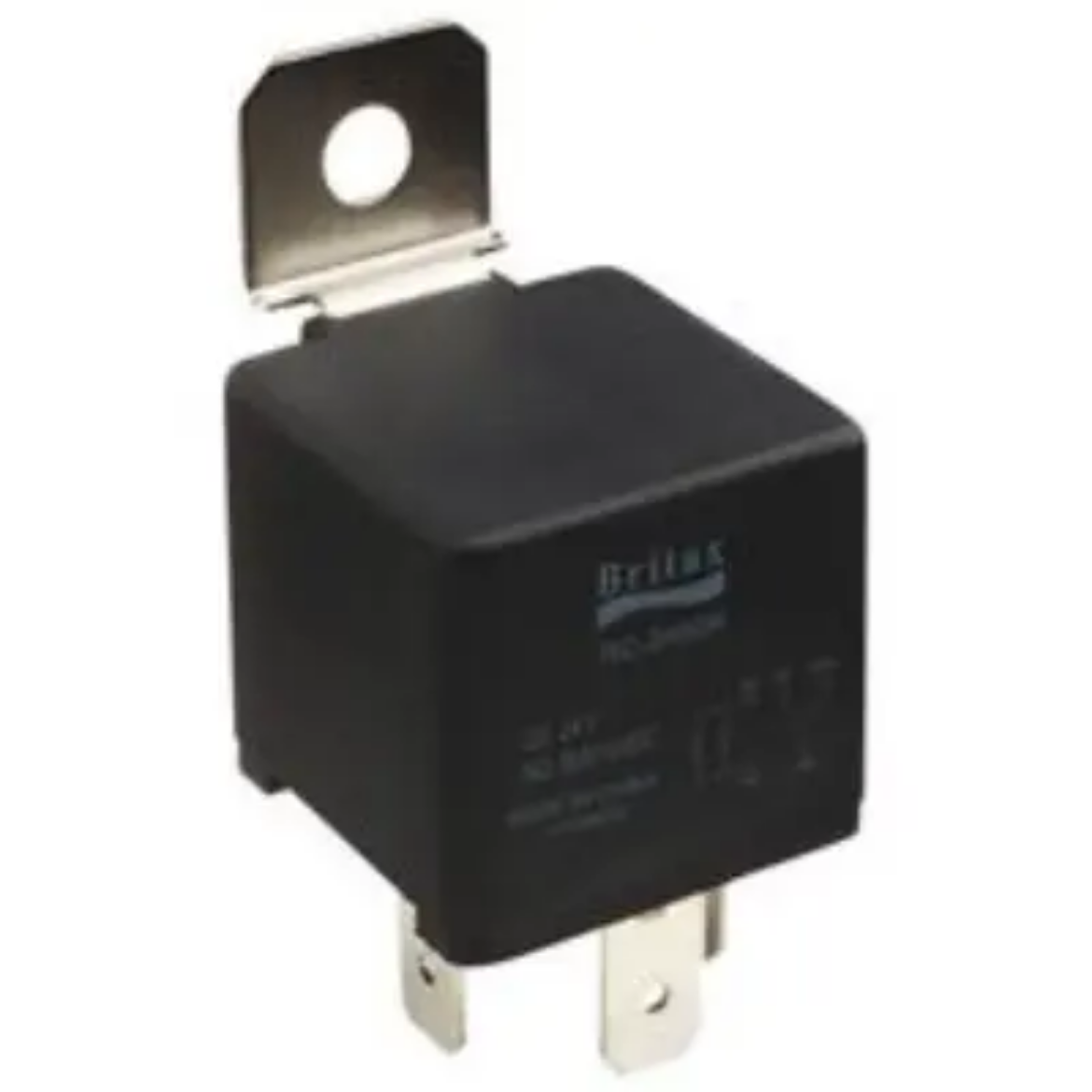 Picture of Relay Mini 12V 80A 4 Pin NO Contacts Resistor Protected Heavy Duty